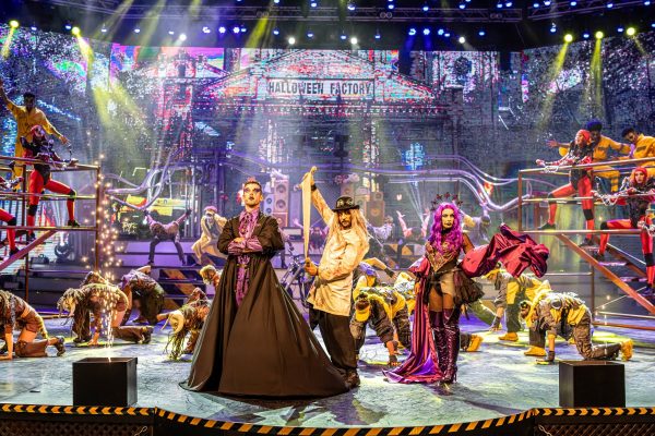 Espectáculo nocturno de Halloween en PortAventura