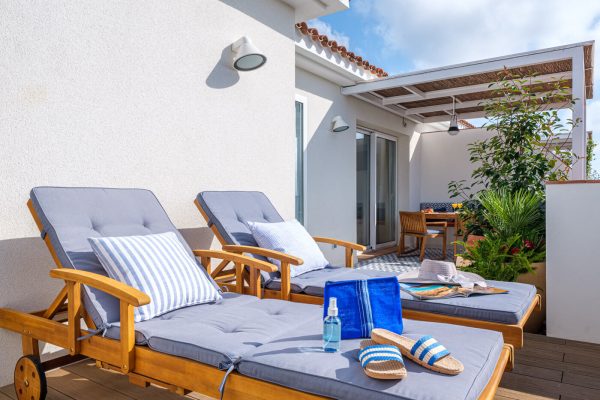 Terraza con vistas en alojamiento Áncora Club, apartamentos en Salou